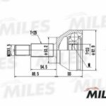 ШРУС наружный FORD FOCUS 1.4-1.8 98-04 (SKF VKJA5407) GA20106 MILES