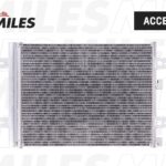 Радиатор кондиционера (паяный) RENAULT LOGAN 1.4-1.6/1.5TD 04-) ACCB001 MILES