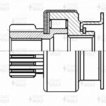 Привод стартера (бендикс) для а/м Dodge Neon (99-) 2.0i/Chrysler PT Cruiser (00-) 2.4i (VCS 0 STARTVOLT