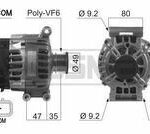 Генератор PEUGEOT 207/208/308 120A ERA