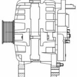 Генератор для а/м VAG Polo (10-)/Jetta IV (13-)/Rapid (12-) 1.6i 110A (LG 1813) STARTVOLT