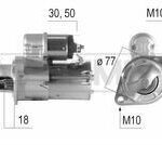 Стартер HYUNDAI ACCENT/KIA RIO 0.9kw 220615 ERA