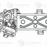 Клапан EGR (рециркуляции выхл. газов) с теплообмен. для а/м VW Tiguan (08-) 2.0TDi (LREG 1808) LUZAR