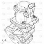 Клапан EGR (рециркуляции выхл. газов) для а/м Ford Mondeo III (00-) 2.0D (LVEG 1014) LUZAR