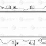 ОНВ (радиатор интеркулера) для а/м Peugeot 3008 (16-)/308 (13-)/Citroen C4 Picasso (13-) (LRIC 2001) LUZAR