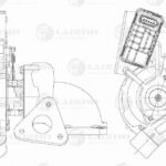Турбокомпрессор для а/м Ford Transit (06-) 2.4D (тип GT2052V) (LAT 1007) LUZAR