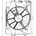 Вентилятор охл. с кожухом для а/м Renault Logan II (12-) A/C+/Lada Vesta (15-) LFK0979 LUZAR