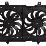 Э/вентилятор охл. для а/м Nissan X-Trail (T31) (07-) (2 вент.) (с кожухом) (LFK 141G4) LUZAR