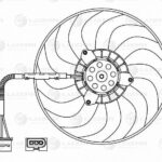 Э/вентилятор кондиц. для а/м Skoda Octavia (96-)/VW Golf IV (96-) (без кожуха) (1 скор.) (LFA LUZAR