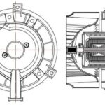 Вентилятор отоп.  AveoT300/Cobalt/Mokka LFh0595 LUZAR