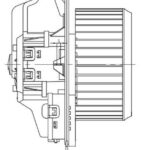 Вентилятор отопителя для а/м VW Touareg II (10-) LFh1858 LUZAR