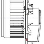 Э/вентилятор отоп. для а/м Jeep Grand Cherokee (WK2) (10-) (LFh 0377) LUZAR
