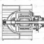 Э/вентилятор отоп. для а/м Лада 2108-99, 2110-15 (линейка Стандарт) (LFh 0107) LUZAR
