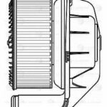 Э/вентилятор отоп. для а/м Renault Scenic II (03-) (LFh 0903) LUZAR