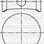 Кольца поршневые ком-т на цилиндр YENMAK