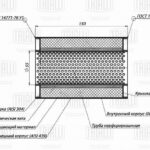 Пламегаситель универсальный 100/150-55 (нерж. сталь) (ESM 10015055p) TRIALLI