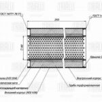 Пламегаситель универсальный 100/250-60 (нерж. сталь) (ESM 10025060p) TRIALLI