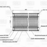 Пламегаситель универсальный 100/460-60 (нерж. сталь) (ESM 10046060p) TRIALLI