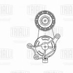 Глушитель для а/м Renault Sandero (07-) доп. (резонатор) (алюм. сталь) (EAM 0906) TRIALLI