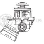 Термостат для а/м Mercedes-Benz C (W204) (07-)/E (W212) (09-) [M272] (с алюм. корпусом) (LT 1 LUZAR