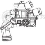 Термостат в сборе для а/м Pegeout 308 (07-)/Citroen C4 (10-) 1.6i MТ LT20Z8 LUZAR