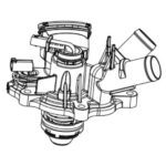 Термостат для а/м Mercedes-Benz C (W204) (07-)/E (W212) (09-) CGI [M271] (с корпусом) (LT 155 LUZAR
