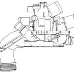 Термостат для а/м PSA 308 (11-)/C4 (10-) 1.6i MT («быстросъём», датчик темп. справа) (LT 2080 LUZAR