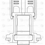 Термостат для а/м VW Golf VI (08-)/Tiguan (08-) 1.4T [CAXA] (105/83°С) (с корпусом) (LT 1834) LUZAR