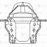 Термостат для а/м Audi Q7 (06-)/A6 (C7) (11-) 3.0T (с корпусом) (LT 1803) LUZAR