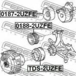 Шкив помпы водяной 2UZFE FEBEST