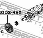 Шкив коленвала D20R FEBEST