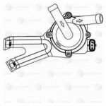 Насос водяной для а/м BMW X5 (E70) (07-)/5 (E60) (05-) 4.8i [N62] (шкив 7PK) (LWP 2640) LUZAR