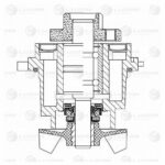 Насос водяной (электр.) для а/м VW Transporter T4 (90-) 1.9TD/2.3i/2.5i/2.5TDi/2.8i (LWP 1835) LUZAR