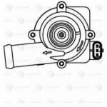 Насос водяной (электр.) для а/м Skoda Octavia A5 (04-)/VW Tiguan (08-) 1.4TSi/TFSi (LWP 1811) LUZAR