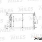 Радиатор CHEVROLET CRUZE 1.6/1.8 A/T 09-/OPEL ASTRA J 1.6 09- AT MILES
