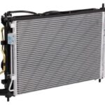 Блок охл. (радиатор+конденсор+вентилятор) для а/м Hyundai Solaris (10-)/KIA Rio (10-) 1.4i/1.6i 4AT LUZAR