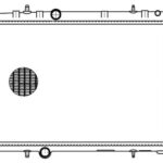 Радиатор охл. для а/м Peugeot 308 (07-)/407/Citroen C4 (10-) LRc20W2 LUZAR