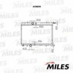 Радиатор (паяный) PSA BERLINGO MF/ C4 / 206 / 307 / PARTNER 1.1-1.6 (NISSENS 63502A) ACRB010 MILES