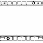 Радиатор охл. для а/м Lifan X50 (15-) 1.5i M/A (LRc 3021) LUZAR