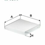 Фильтр салонный FILTRON