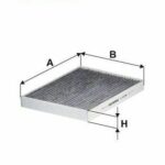 Фильтр салонный угольный FILTRON