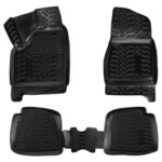 Ковры для ВАЗ 2131 НИВА (5 дв.) (LADA 4x4), 4 шт., выс. борт, 3D с подпятником, ТЭП, черн. (A AIRLINE