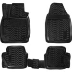 Ковры для Ford Fiesta (Mk VI) (14-), 4 шт., выс. борт, 3D с подпятником, ТЭП, черн. (ACM-PS-27) AIRLINE