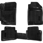 Ковры для Hyundai Solaris II (17-)/Kia Rio IV (06.2017-), 4 шт., (крепеж), выс. борт, 3D с подпятник AIRLINE