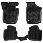 Ковры для Skoda Rapid (13-), 4 шт., (крепеж), выс. борт, 3D, ТЭП, черн. (ACM-PS-61) AIRLINE