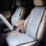 Накидки Алькантара, передние (2 шт.), серые, универсальные (ACS-F-02) AIRLINE