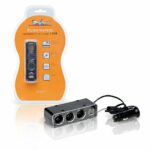 Прикуриватель-разветвитель на 3 гнезда + USB ASP-3U-07 Airline