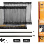 Шторки солнцезащитные раздвижные S (Д*В: 70*37-42см), цвет черный (ASPS-S-11) AIRLINE