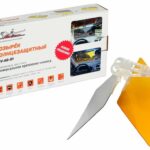 Козырек солнцезащитный, антибликовый, два стекла, универсальное крепление-клипса  (ASV-AG-01) AIRLINE