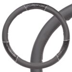 Оплетка на руль, искусственная кожа, женская модель, черная/принт, 38 см / M (AWC-CM-06M) AIRLINE